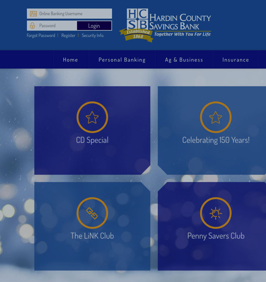 Hardin County Savings Bank Website